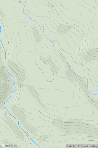 Thumbnail image for Broom Hill [Loch Tay to Perth] showing contour plot for surrounding peak